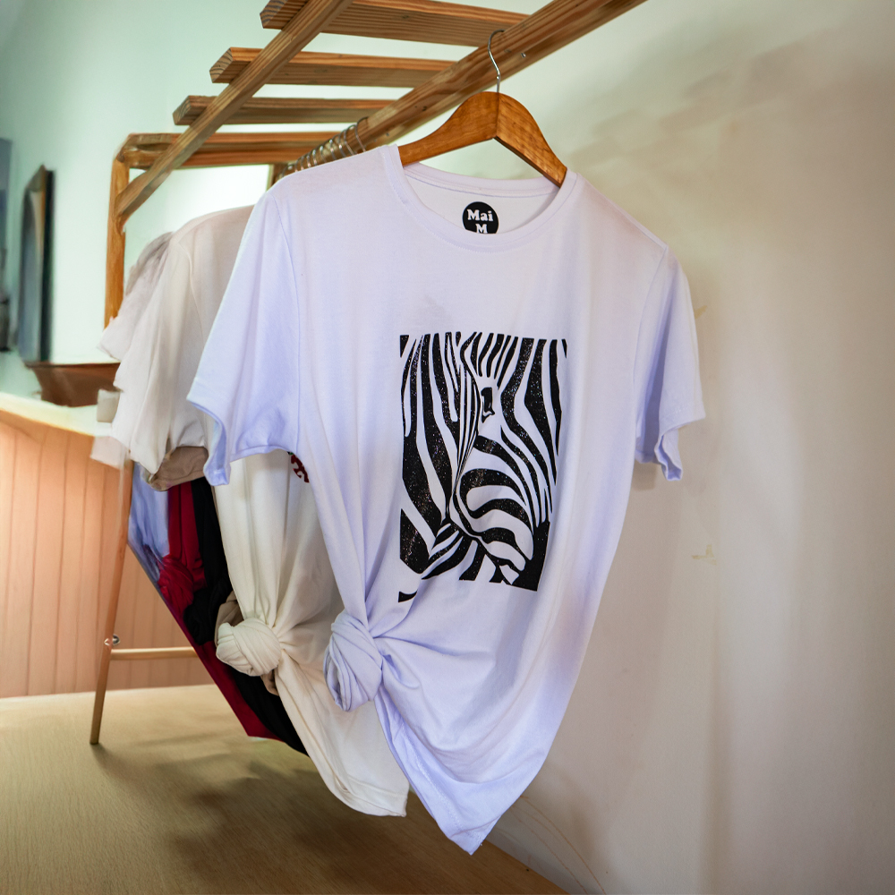 Camiseta Algodón Zebra