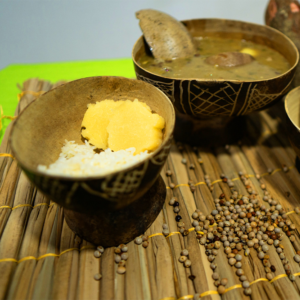 Guandú con arroz